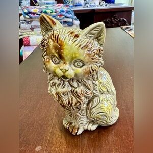 Vintage Ceramic Cat Stamped Japan